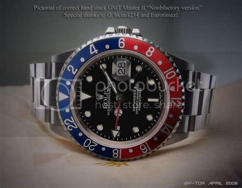 rwg Rolex hand stack correct